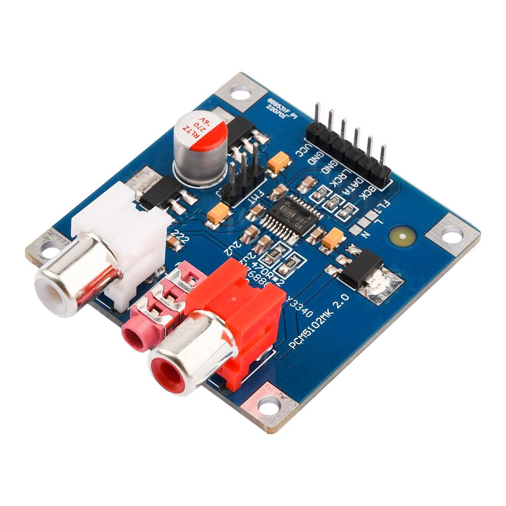 PCM5102/PCM5102A DAC Decoder I2S Player Assembled Board 32Bit 384K Beyond ES9023 Decoder Board Module For Raspberry Pi
PCM5102/PCM5102A DAC Decoder I2S Player Assembled Board 32Bit 384K Beyond ES9023 Decoder Board Module For Raspberry Pi