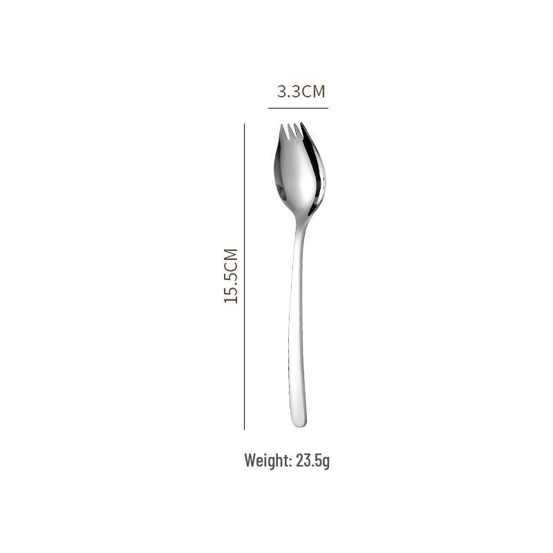 Stainless Steel Long-Handle Salad Spoon & Fork Combo for Noodles, Pasta, Desserts, and Fruit
Stainless Steel Long-Handle Salad Spoon & Fork Combo for Noodles, Pasta, Desserts, and Fruit