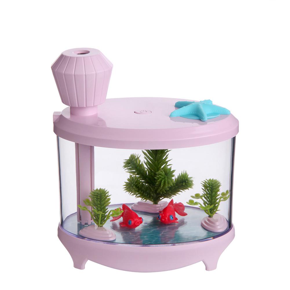 Fish Tank Mini Humidifier With 460ml Water Tank Household Usb Water Diffuser With Colorful Night Light Pink
Fish Tank Mini Humidifier With 460ml Water Tank Household Usb Water Diffuser With Colorful Night Light Pink