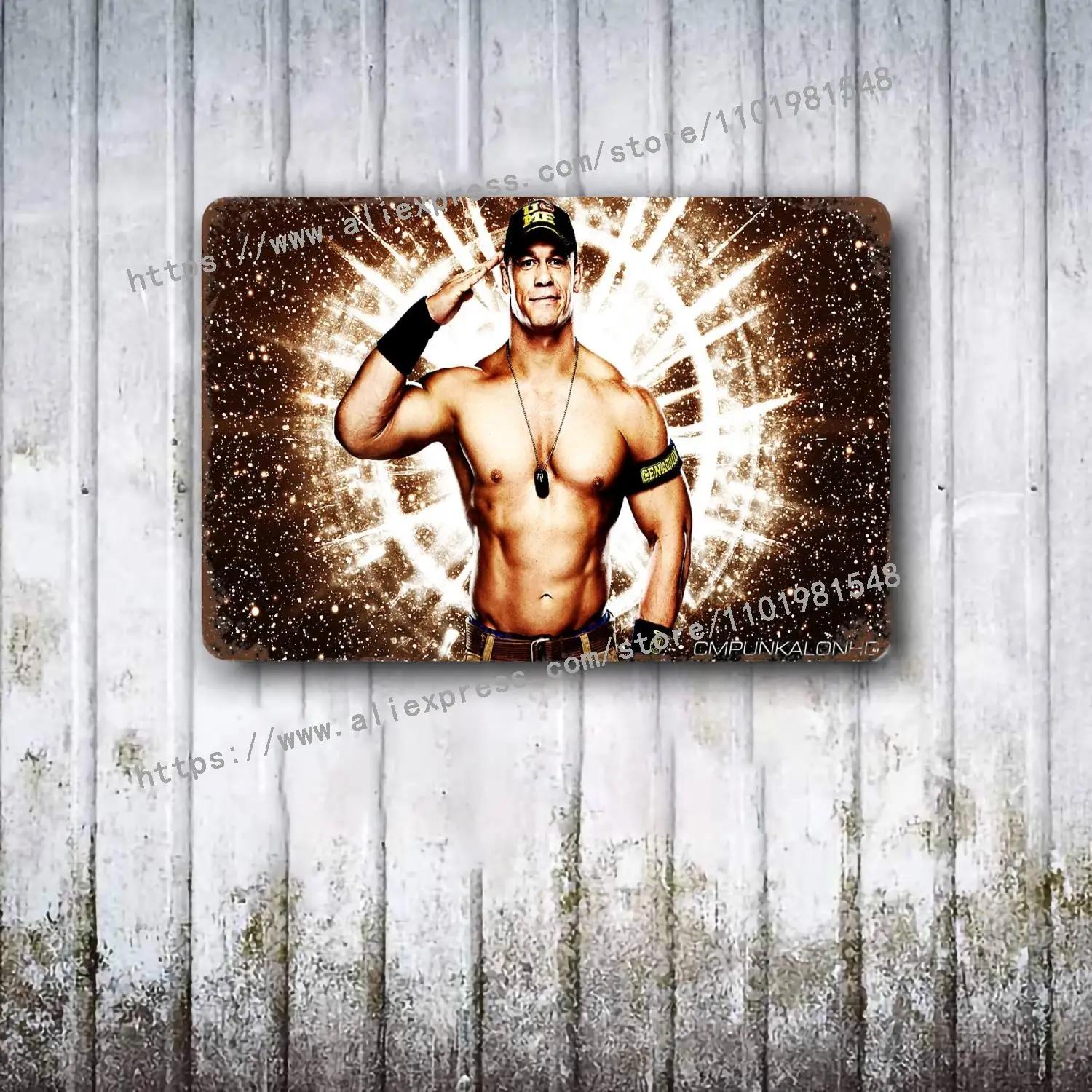 Джон Сина Рестлер Бодибилдер Рэпер Постер WWE Винтажная Жестяная Металлическая Табличка Декоративная Плакетка для Бара Мужской Пещеры Клуба Настенное Украшение 20x30cm(7.8x11.8inch)
Джон Сина Рестлер Бодибилдер Рэпер Постер WWE Винтажная Жестяная Металлическая Табличка Декоративная Плакетка для Бара Мужской Пещеры Клуба Настенное Украшение 20x30cm(7.8x11.8inch)