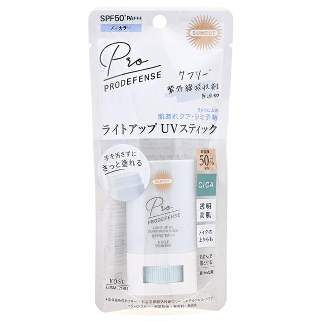 Kose - Suncut Prodefense Light Up UV Sunscreen Stick SPF 50+ PA+++ 20g
Kose - Suncut Prodefense Light Up UV Sunscreen Stick SPF 50+ PA+++ 20g