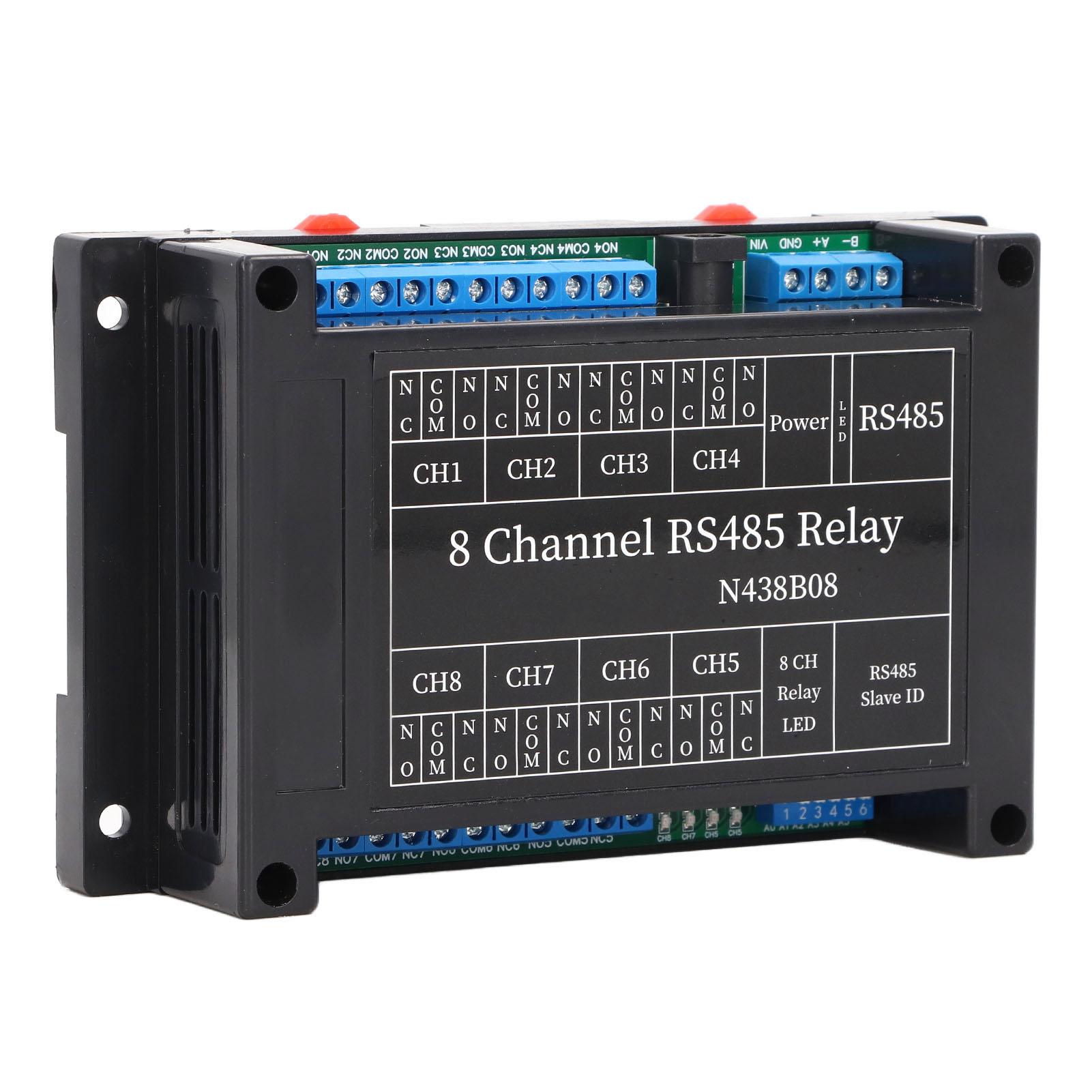 Relay Module 8 Channel RS485 RTU Remote Control Switch DC 12V Accessory for Home Camera
Relay Module 8 Channel RS485 RTU Remote Control Switch DC 12V Accessory for Home Camera