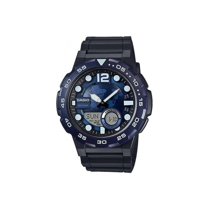 Casio Youth Series Round Dual Display Date Week Display Quartz Movement Resin Strap Watch Men watches Black AEQ-100W-2A Black Strap
Casio Youth Series Round Dual Display Date Week Display Quartz Movement Resin Strap Watch Men watches Black AEQ-100W-2A Black Strap