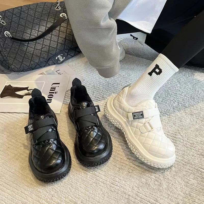 2024 Зимняя новая женская обувь, модная теплая хлопковая плюшевая обувь, универсальные зимние ботинки, водонепроницаемые кожаные повседневные кроссовки Zapatillas 37 чёрный
2024 Зимняя новая женская обувь, модная теплая хлопковая плюшевая обувь, универсальные зимние ботинки, водонепроницаемые кожаные повседневные кроссовки Zapatillas 37 чёрный