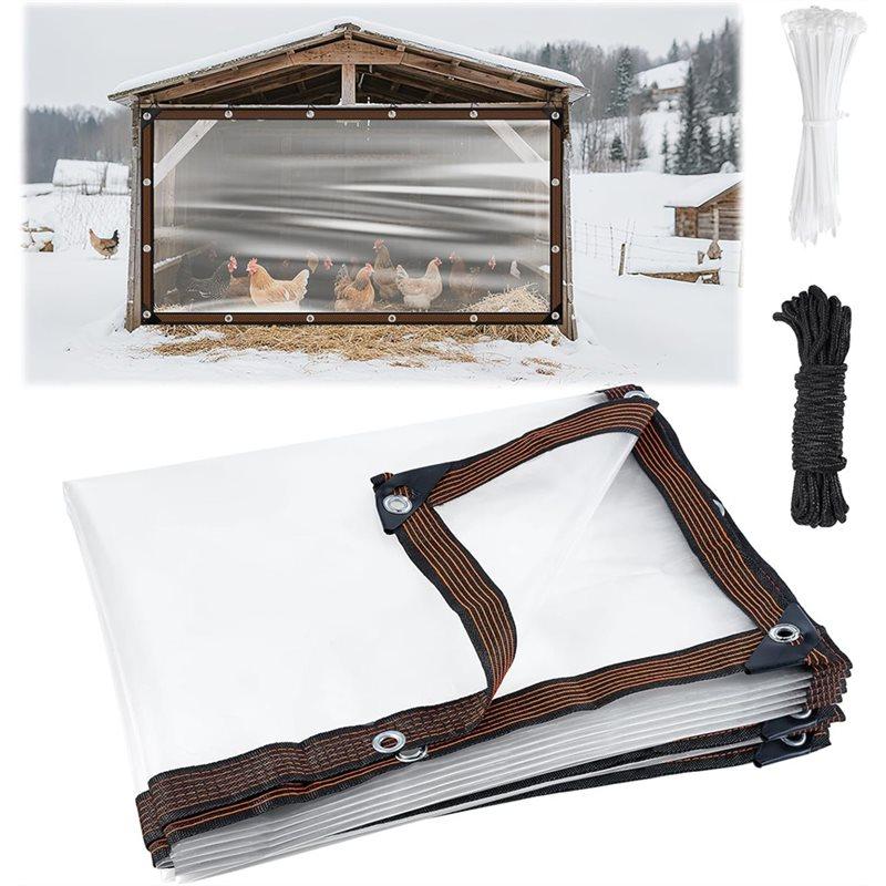 Тенденция 2025 Водонепроницаемый чехол для курятника 6,6 X 13 футов Устойчивый к разрывам тент для выгула с веревкой и кабельной стяжкой, для зимы для покрытия патио
Тенденция 2025 Водонепроницаемый чехол для курятника 6,6 X 13 футов Устойчивый к разрывам тент для выгула с веревкой и кабельной стяжкой, для зимы для покрытия патио