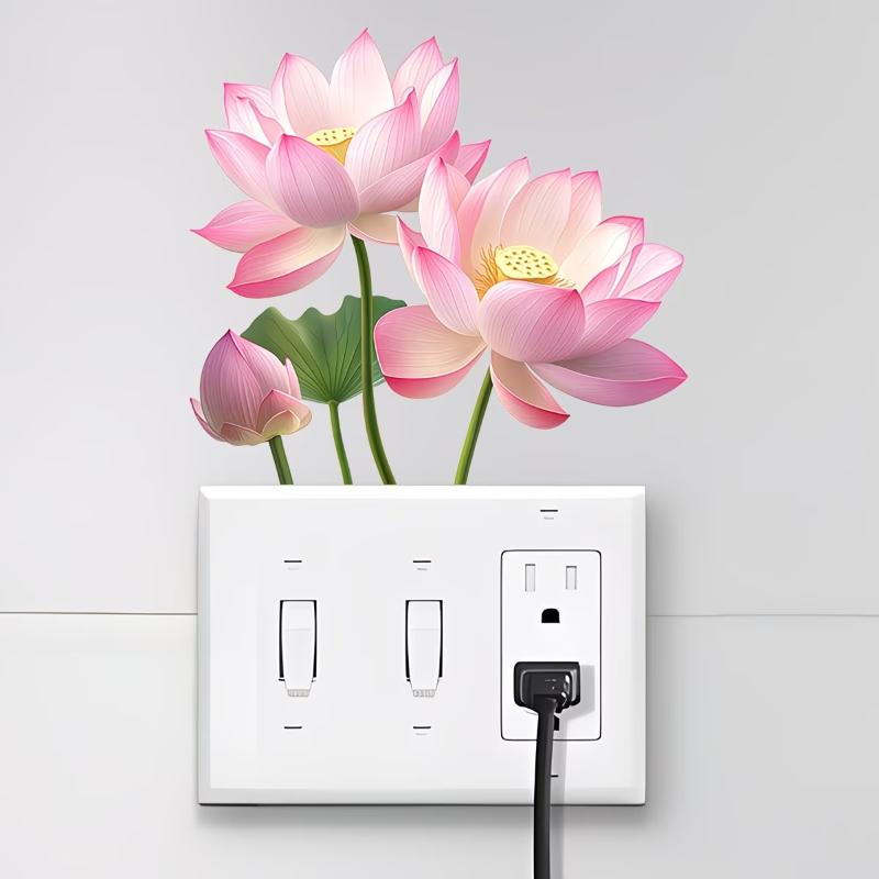 Realistic Floral Plant Switch Sticker Self-Adhesive Removable Waterproof Wall Sticker Switch Cover Sticker Home Decor A4
Realistic Floral Plant Switch Sticker Self-Adhesive Removable Waterproof Wall Sticker Switch Cover Sticker Home Decor A4