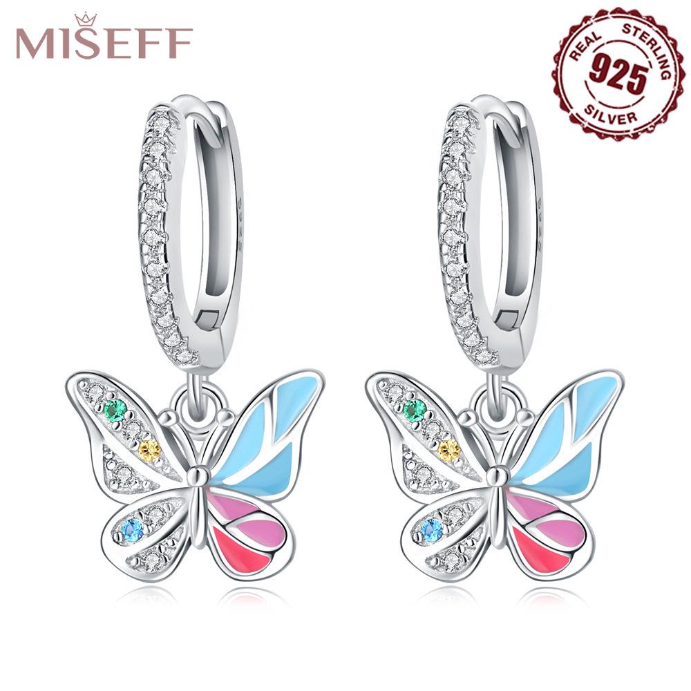 S925 Sterling Silver Epoxy Butterfly Drop Earrings for Women: High-End Fashion Accessory S925 Silver
S925 Sterling Silver Epoxy Butterfly Drop Earrings for Women: High-End Fashion Accessory S925 Silver