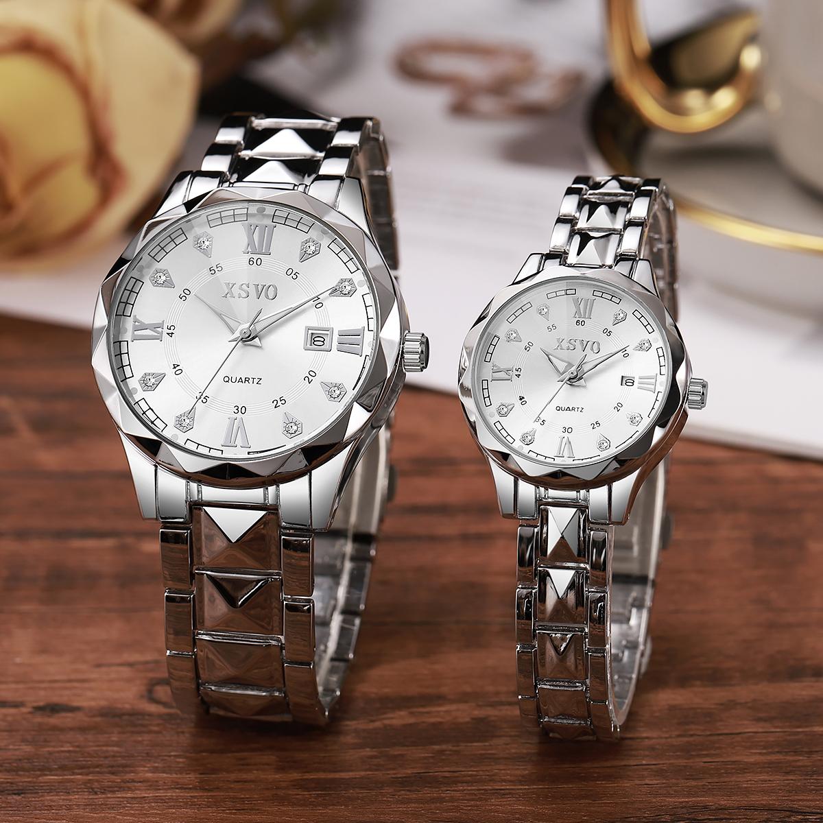 Quartz Watch with Silver Diamond-Inlaid Steel Strap, Calendar, Fashionable Light Luxury Wristwatch for Men and Women срібний
Quartz Watch with Silver Diamond-Inlaid Steel Strap, Calendar, Fashionable Light Luxury Wristwatch for Men and Women срібний