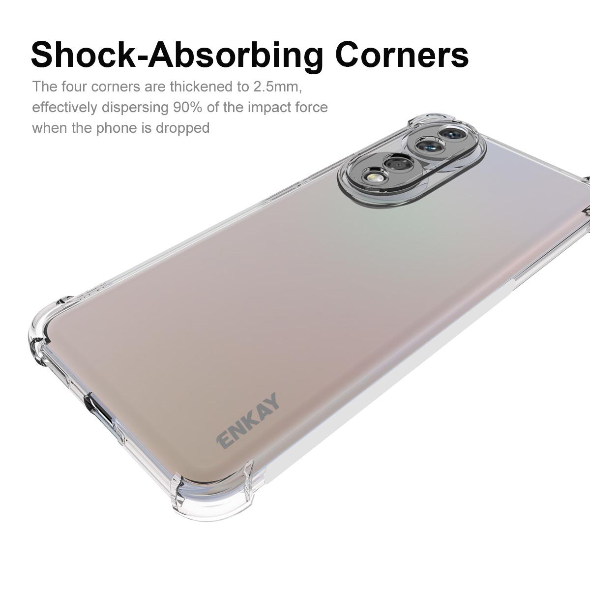 ENKAY HAT PRINCE For Honor 90 Smartphone Shell Thickened Corners Anti-slip TPU Case Strip Edge Clear Cover A
ENKAY HAT PRINCE For Honor 90 Smartphone Shell Thickened Corners Anti-slip TPU Case Strip Edge Clear Cover A