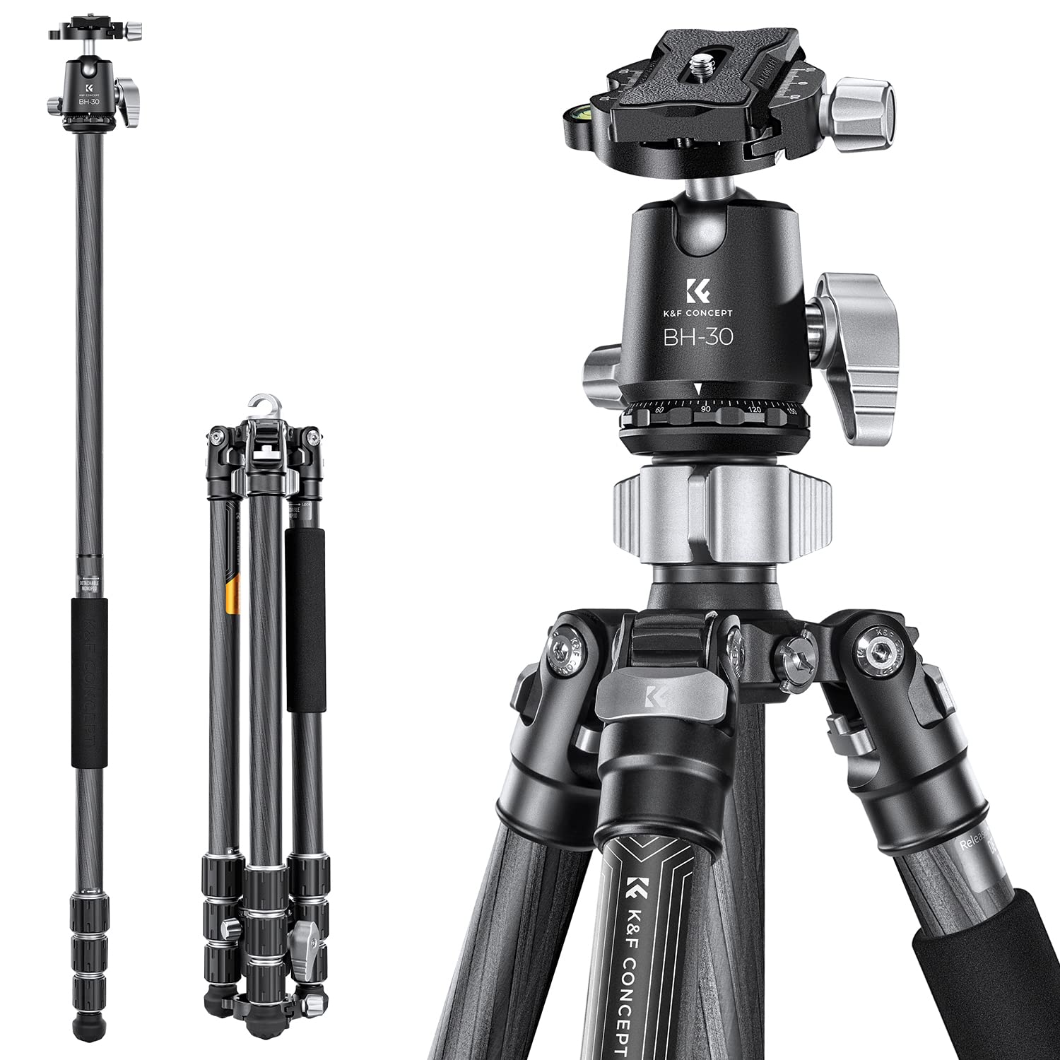 Штатив для камеры Concept Tripod Carbon, 8 слоев углеродного волокна, общая высота 172 см, 4 уровня, регулируемый монопод, шар 30 мм, головка с низким центром тяжести, труба 25 мм чёрный
Штатив для камеры Concept Tripod Carbon, 8 слоев углеродного волокна, общая высота 172 см, 4 уровня, регулируемый монопод, шар 30 мм, головка с низким центром тяжести, труба 25 мм чёрный