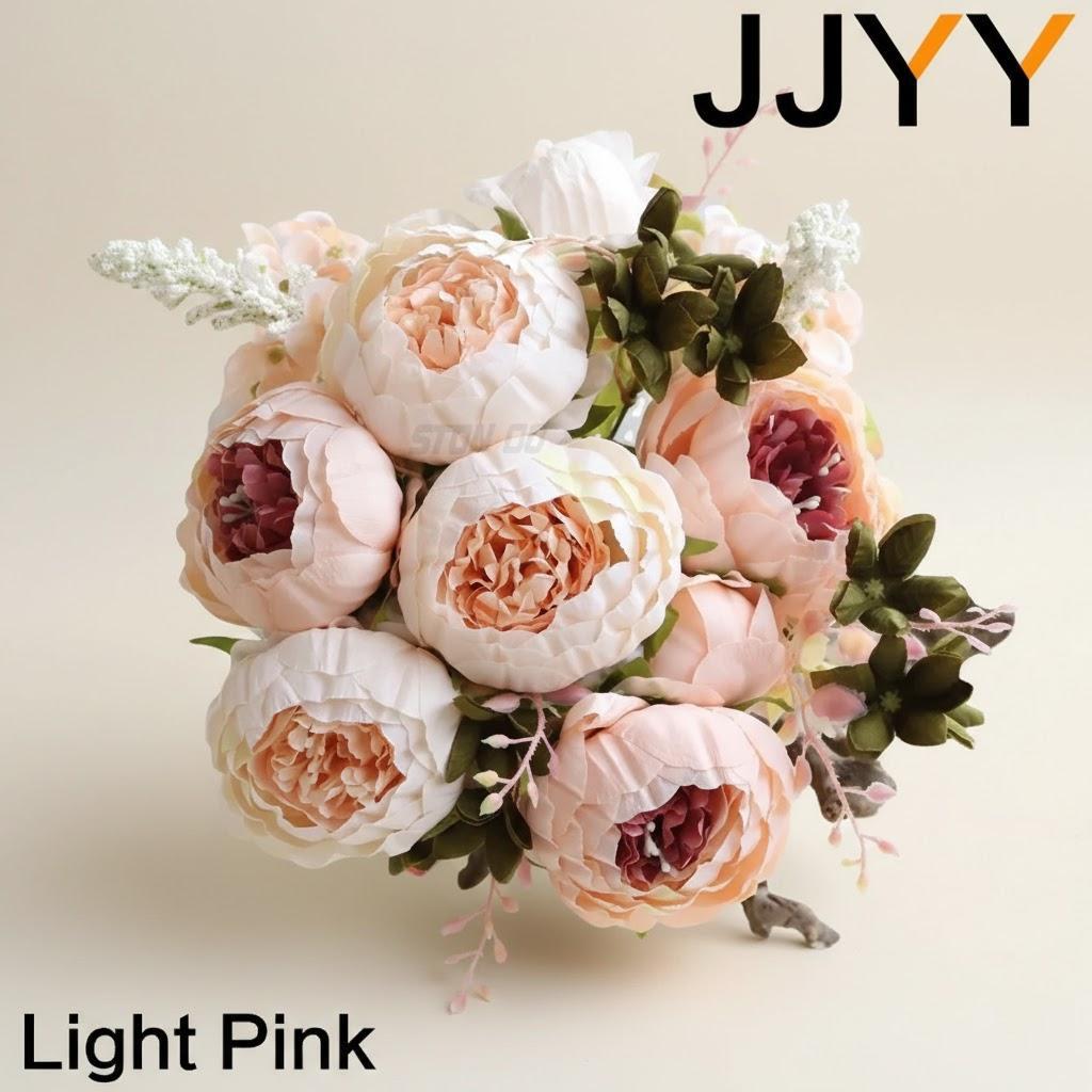 Artificial Peony Flowers 50cm Rose Pink Big Head 6pcs with 2 Buds Fake Flower Bouquet Home Wedding Decoration Indoor світло-рожевий колір
Artificial Peony Flowers 50cm Rose Pink Big Head 6pcs with 2 Buds Fake Flower Bouquet Home Wedding Decoration Indoor світло-рожевий колір
