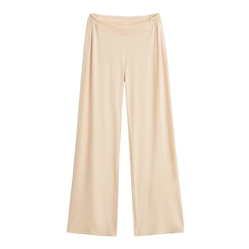 V-Waist Wide-Leg Casual Pants for Women - Summer Comfort Yoga and Lounge Wear Large вершковий/абрикосовий
V-Waist Wide-Leg Casual Pants for Women - Summer Comfort Yoga and Lounge Wear Large вершковий/абрикосовий
