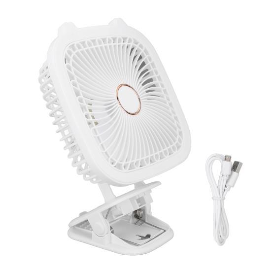 White Clip On Fan USB Charge Portable Desk Fan Wall Mount LED Light Fan with F8 Clip with Built in for Dormitory Camping
White Clip On Fan USB Charge Portable Desk Fan Wall Mount LED Light Fan with F8 Clip with Built in for Dormitory Camping