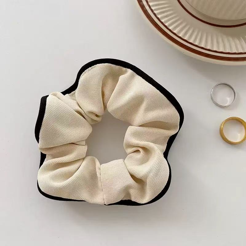 1 шт./2 шт./4 шт. резинки для волос в корейском стиле однотонные черные, белые и коричневые, простые и универсальные эластичные резинки для волос