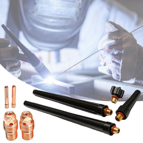 53 шт. корпус сварочной цанги, сварочная горелка TIG, комплект коротких газовых линз, высокая совместимость, простая установка, детали сварочной горелки WP9/20/25, сварочная горелка TIG
53 шт. корпус сварочной цанги, сварочная горелка TIG, комплект коротких газовых линз, высокая совместимость, простая установка, детали сварочной горелки WP9/20/25, сварочная горелка TIG