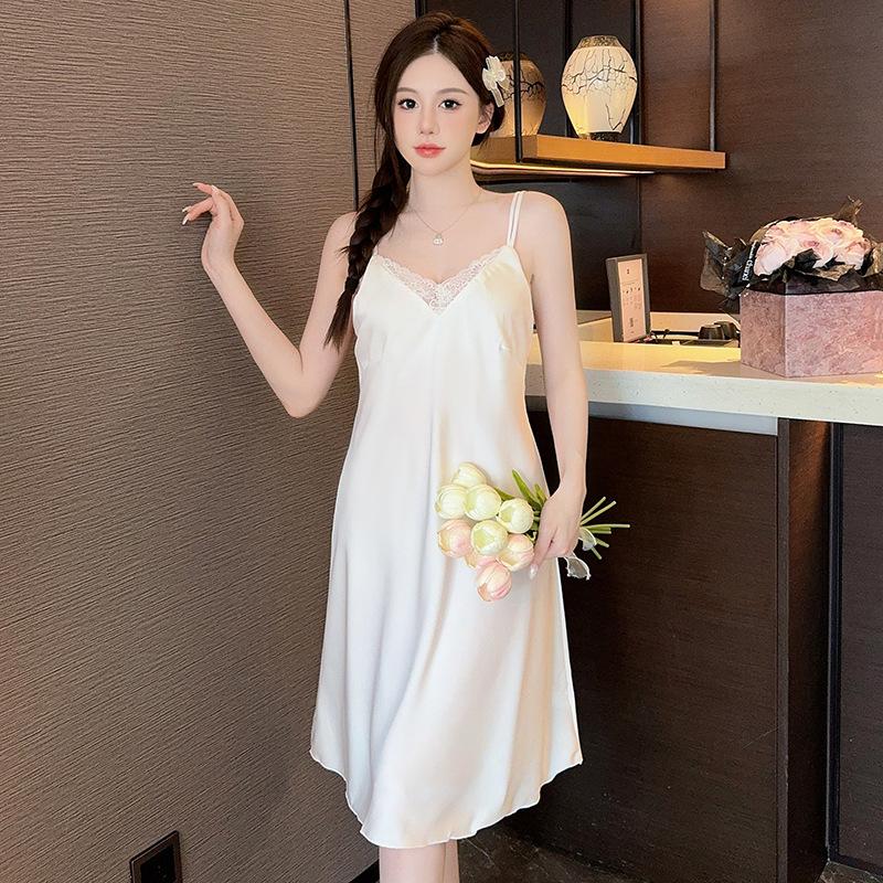 Pajamas women s summer new high-end pure desire wind suspender pajamas sexy lace seduction loungewear XL білий
Pajamas women s summer new high-end pure desire wind suspender pajamas sexy lace seduction loungewear XL білий