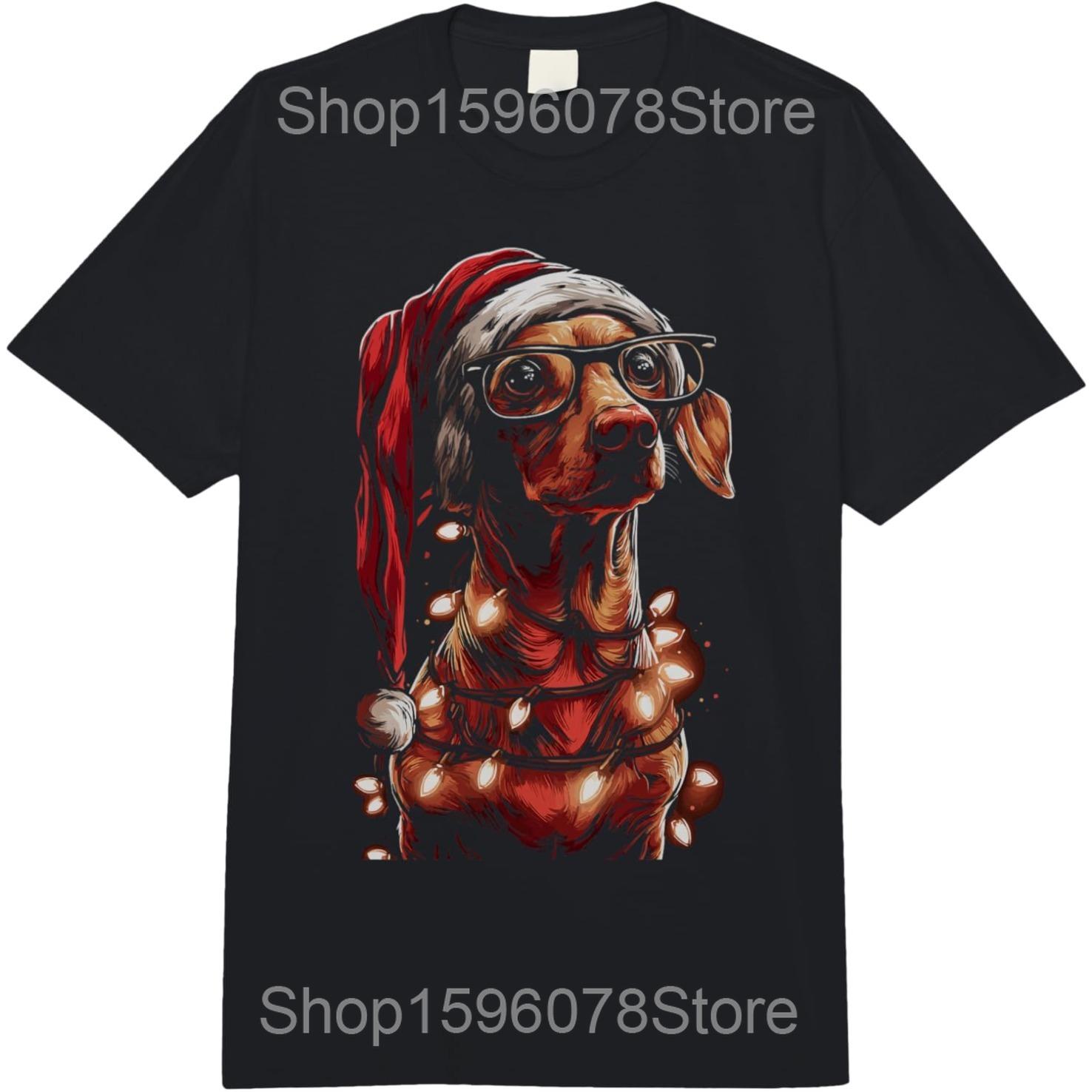 Funny Dachshund Dog Christmas Lights Xmas Pet Dog T Shirts Men Humor Streetwear Tee Shirt Short Sleeve Unisex Loose Clothing 4XL
Funny Dachshund Dog Christmas Lights Xmas Pet Dog T Shirts Men Humor Streetwear Tee Shirt Short Sleeve Unisex Loose Clothing 4XL