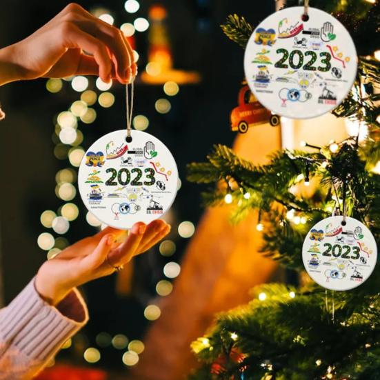 Рождественский кулон 2023, памятные события, прочный хлопковый подвесной орнамент для домашних фестивальных украшений
Рождественский кулон 2023, памятные события, прочный хлопковый подвесной орнамент для домашних фестивальных украшений