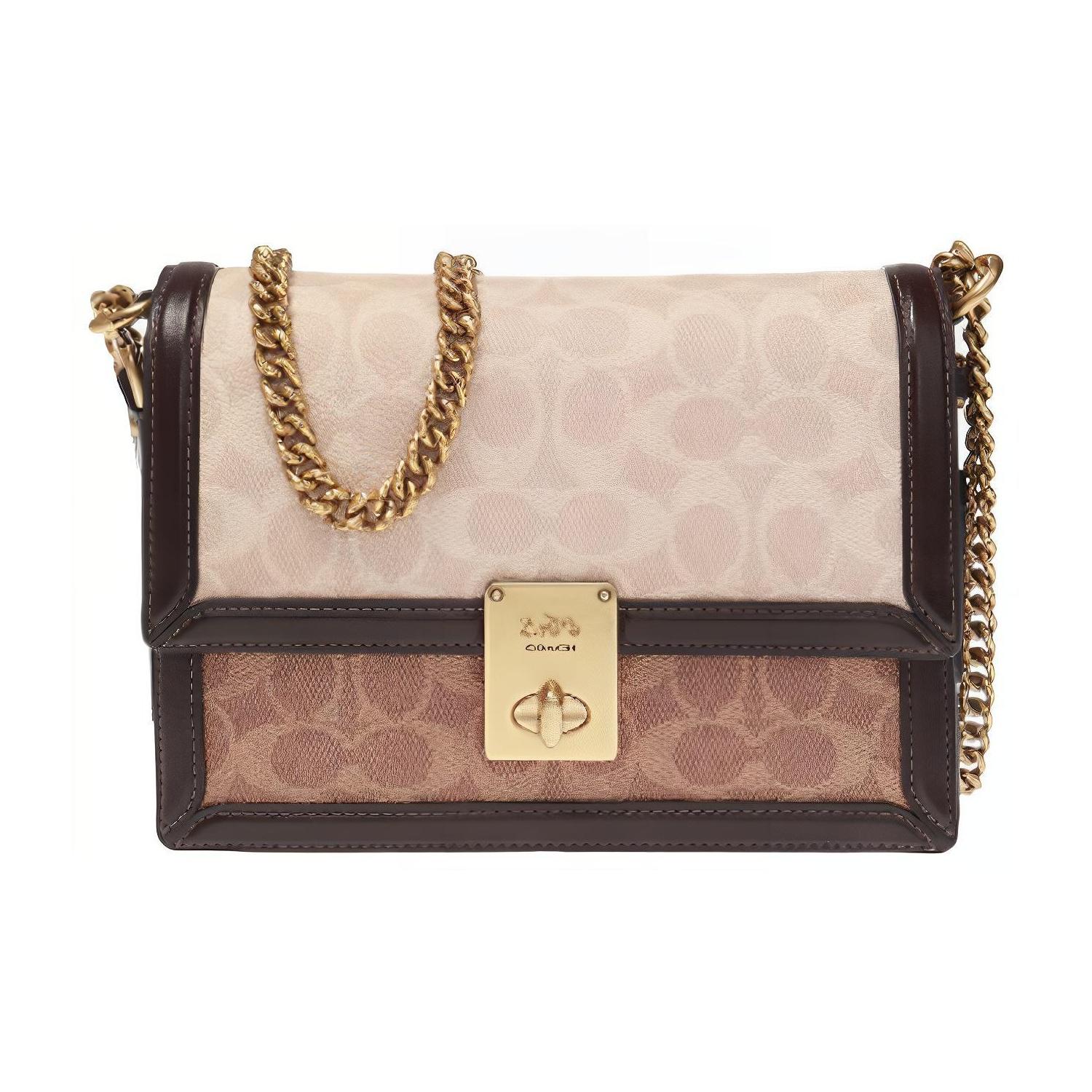 Coach Hutton 22 Monogram Chain Flap Leather Crossbody Bag Small Women Bags Brown Black 92308-B4PVR Basic Set (Bag+Dust Bag)
Coach Hutton 22 Monogram Chain Flap Leather Crossbody Bag Small Women Bags Brown Black 92308-B4PVR Basic Set (Bag+Dust Bag)