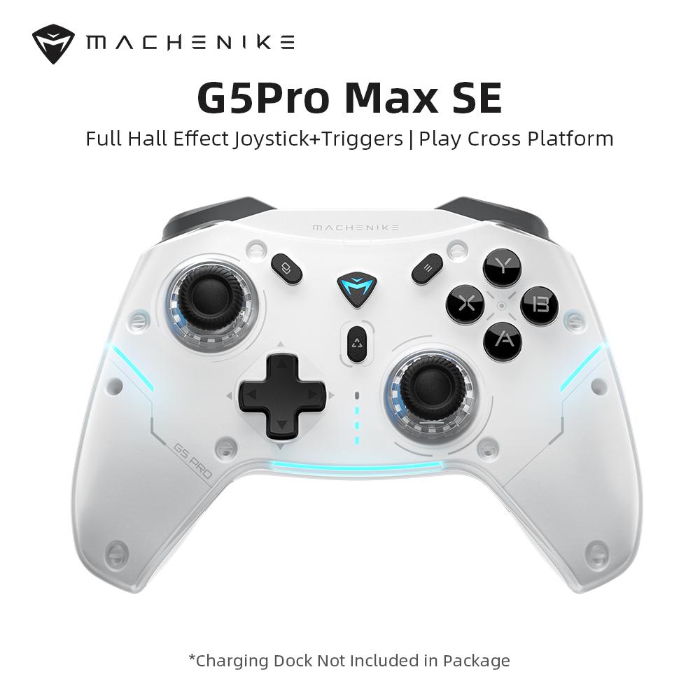 MACHENIKE G5Pro Max SE Gaming Controller With Charging Dock Optional Hall Effect Joysticks Triggers RGB Light Wireless Gamepad білий
MACHENIKE G5Pro Max SE Gaming Controller With Charging Dock Optional Hall Effect Joysticks Triggers RGB Light Wireless Gamepad білий