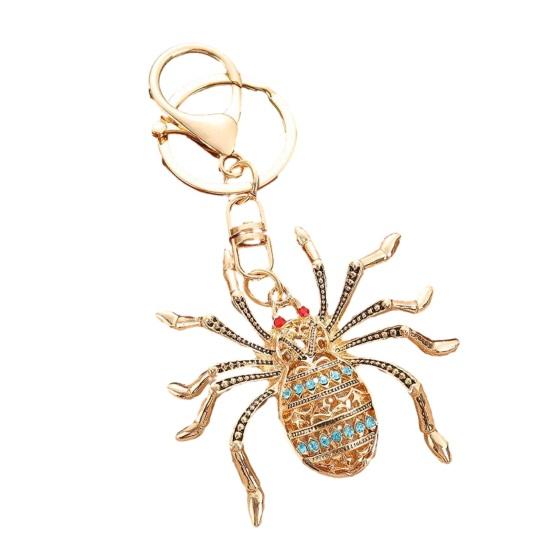 Keychain Pendant Rhinestones Inlaid Spider Design Key Chain with Anti-Oxidation Lobster Clasp Backpacks Accessory синий
Keychain Pendant Rhinestones Inlaid Spider Design Key Chain with Anti-Oxidation Lobster Clasp Backpacks Accessory синий