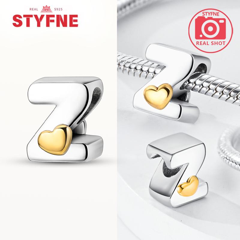 Silver 925 26 Alphabet Letters Charm Heart Love Bead for Charms Bracelets for Women DIY Fine Jewelry Gifts
Silver 925 26 Alphabet Letters Charm Heart Love Bead for Charms Bracelets for Women DIY Fine Jewelry Gifts