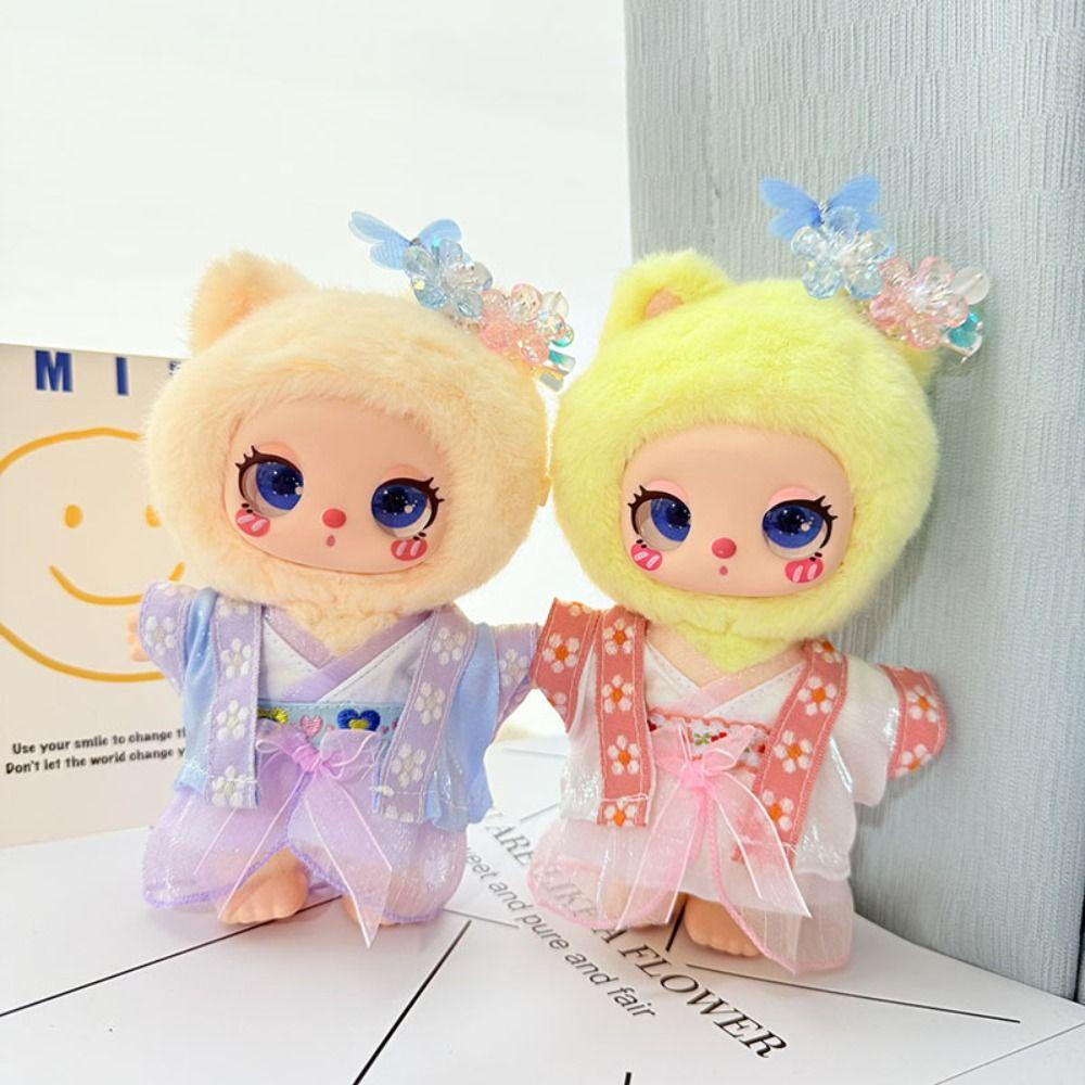 Silk Hanfu Liila s Lucky Cat Doll Cloth Set Crystal Hairpin 16cm Plush Dolls Clothes Children Gift Style 2
Silk Hanfu Liila s Lucky Cat Doll Cloth Set Crystal Hairpin 16cm Plush Dolls Clothes Children Gift Style 2