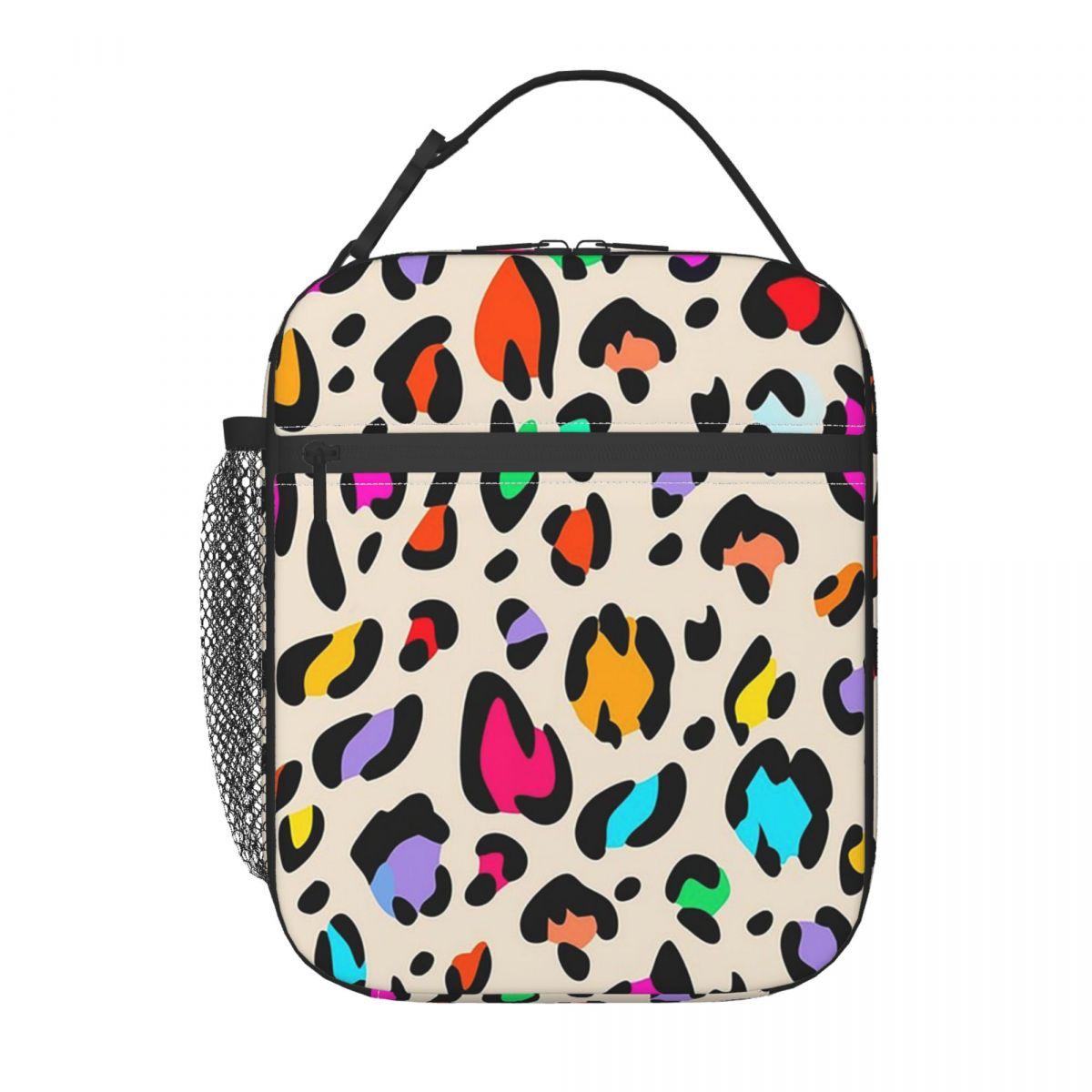 Colorful Wild Leopard Skin Animal Pattern Insulated Lunch Bag for Women Children Portable Food Boxes Thermal Lunch Box Tote One Size
Colorful Wild Leopard Skin Animal Pattern Insulated Lunch Bag for Women Children Portable Food Boxes Thermal Lunch Box Tote One Size