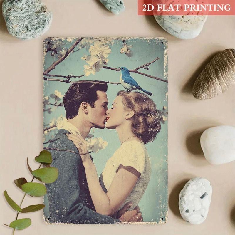 Vintage Valentine s Day Metal Decorative Painting Gift for Couples Bedroom Living Room Cafe
Vintage Valentine s Day Metal Decorative Painting Gift for Couples Bedroom Living Room Cafe