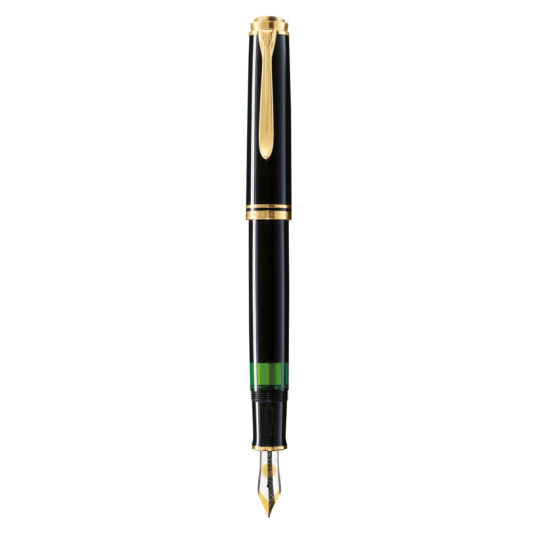 Перьевая ручка Pelikan M Medium Black Souveraine M600 Інгаляційний тип Звичайний імпортний продукт чорний
Перьевая ручка Pelikan M Medium Black Souveraine M600 Інгаляційний тип Звичайний імпортний продукт чорний