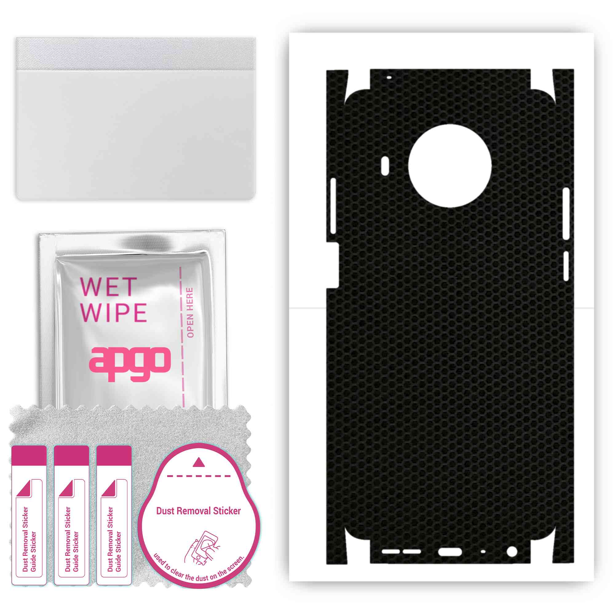 Apgo Protective Skin Sticker for the back+sides compatible with Nokia X10, Full Wrap Film, Foil, Vinyl - Pattern Matrix
Apgo Protective Skin Sticker for the back+sides compatible with Nokia X10, Full Wrap Film, Foil, Vinyl - Pattern Matrix