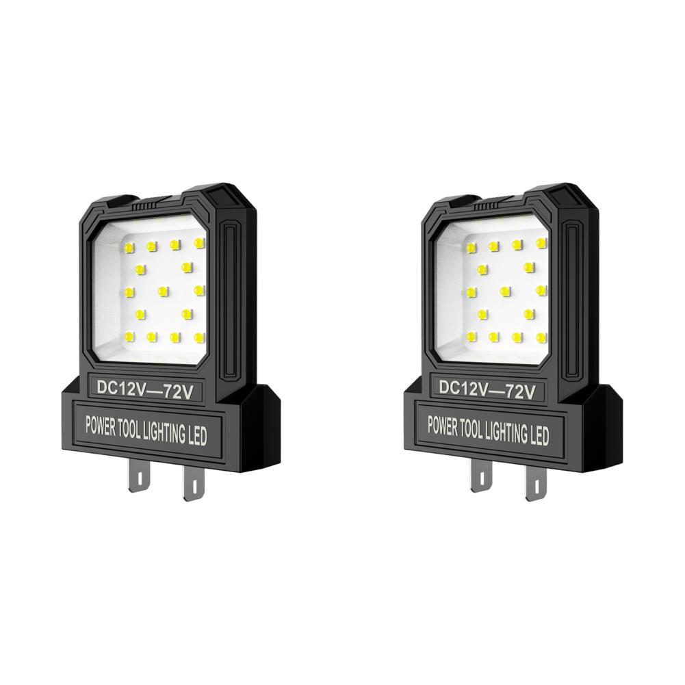 2Pcs LED Work Light with 2 Modes 550LM Super Bright Spotlight 12V-72V No Battery Car Repair Inspection Lantern Tool Accessories
2Pcs LED Work Light with 2 Modes 550LM Super Bright Spotlight 12V-72V No Battery Car Repair Inspection Lantern Tool Accessories