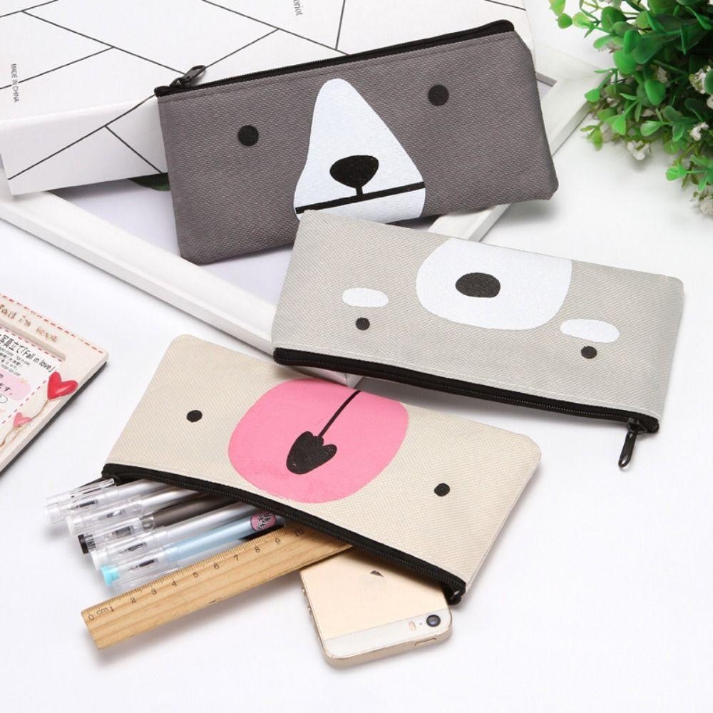 Мультяшная косметичка, мягкая сумка для хранения, школьные принадлежности, пеналы 
Мультяшная косметичка, мягкая сумка для хранения, школьные принадлежности, пеналы