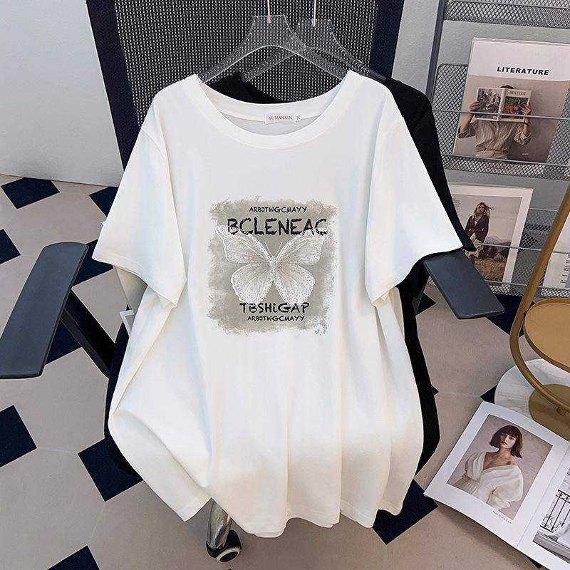 Women s Plus Size Slimming Mid-Length Short-Sleeve Round Neck T-Shirt (200-350 jin) 2XL чорний
Women s Plus Size Slimming Mid-Length Short-Sleeve Round Neck T-Shirt (200-350 jin) 2XL чорний