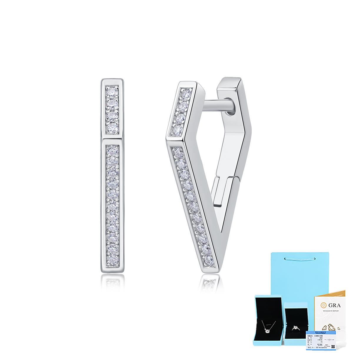 Срібні коронаційні сережки 925 проби Муассанітові сережки Прикраси для вух
Срібні коронаційні сережки 925 проби Муассанітові сережки Прикраси для вух