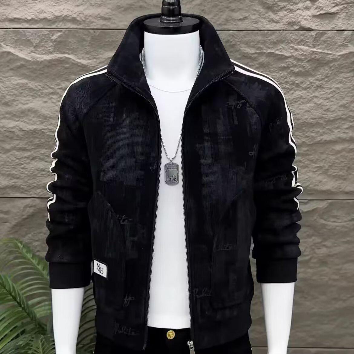 Men s High-End Retro Pattern Casual Long-Sleeve Jacket - Trendy Autumn/Winter Niche Style L чорний
Men s High-End Retro Pattern Casual Long-Sleeve Jacket - Trendy Autumn/Winter Niche Style L чорний