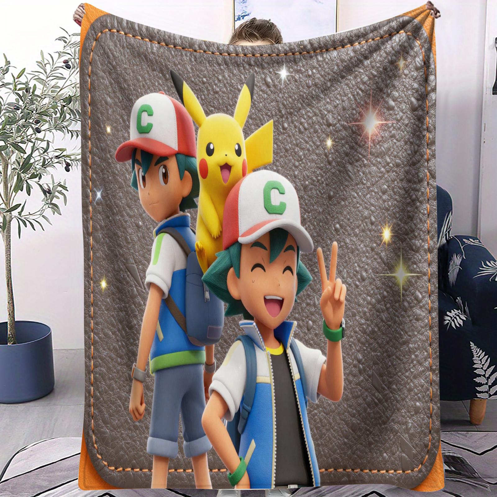 Pokemon AshPikachu Gathering Cyberpunk Theme Printed Flannel Blanket for Adult Soft Cozy Fluffy Sofa Bed Travel Camp Office 75x100cm (30x40inch)
Pokemon AshPikachu Gathering Cyberpunk Theme Printed Flannel Blanket for Adult Soft Cozy Fluffy Sofa Bed Travel Camp Office 75x100cm (30x40inch)