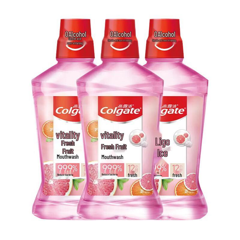 Colgate Vitality Fresh Fruit Mouthwash 3-Pack
Colgate Vitality Fresh Fruit Mouthwash 3-Pack