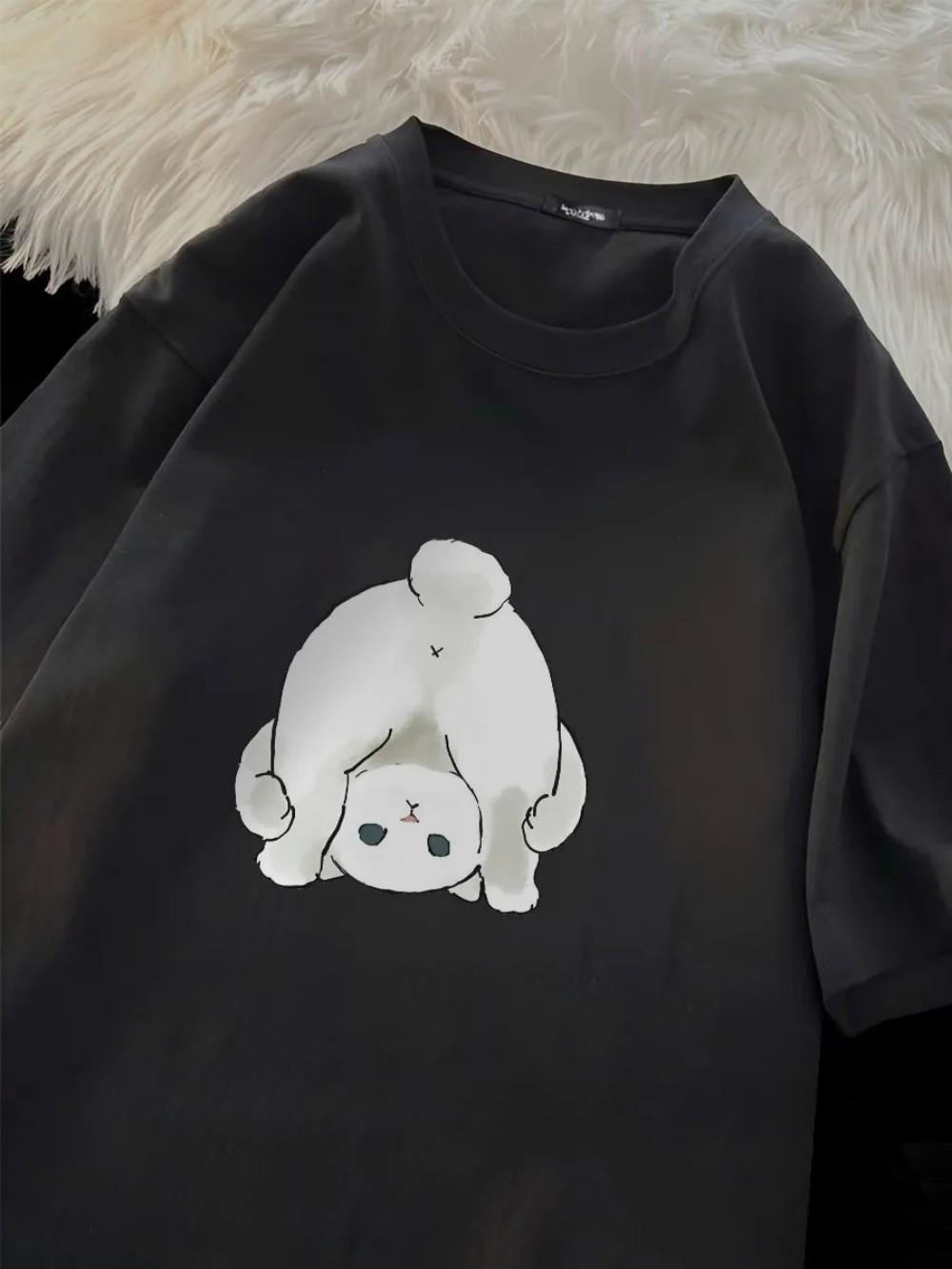 100 Cotton Women TShirts Funny Cartoons Cat Prints Tops ONeck Soft Oversized Short Sleeve Tees Summer Casual Woman Clothes 4XL
100 Cotton Women TShirts Funny Cartoons Cat Prints Tops ONeck Soft Oversized Short Sleeve Tees Summer Casual Woman Clothes 4XL