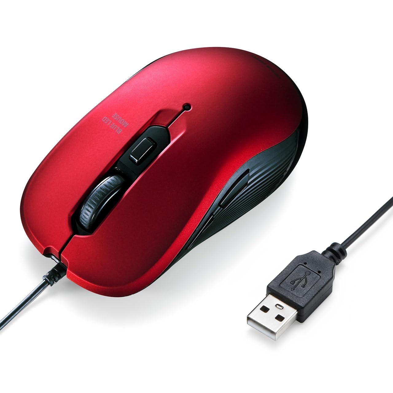 E-Supply Wired Mouse, Cable Connection, Blue LED, 5 Buttons, DPI Switching, Rubberized Finish, Symmetrical, Left-Handed, Medium Size, Red, EZ4-MA096R
E-Supply Wired Mouse, Cable Connection, Blue LED, 5 Buttons, DPI Switching, Rubberized Finish, Symmetrical, Left-Handed, Medium Size, Red, EZ4-MA096R