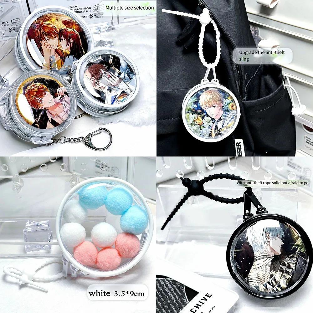 Keychain Transparent Anime Badge Storage Case Portable Badge Protector Case Doll Gifts transparent-style 2
Keychain Transparent Anime Badge Storage Case Portable Badge Protector Case Doll Gifts transparent-style 2