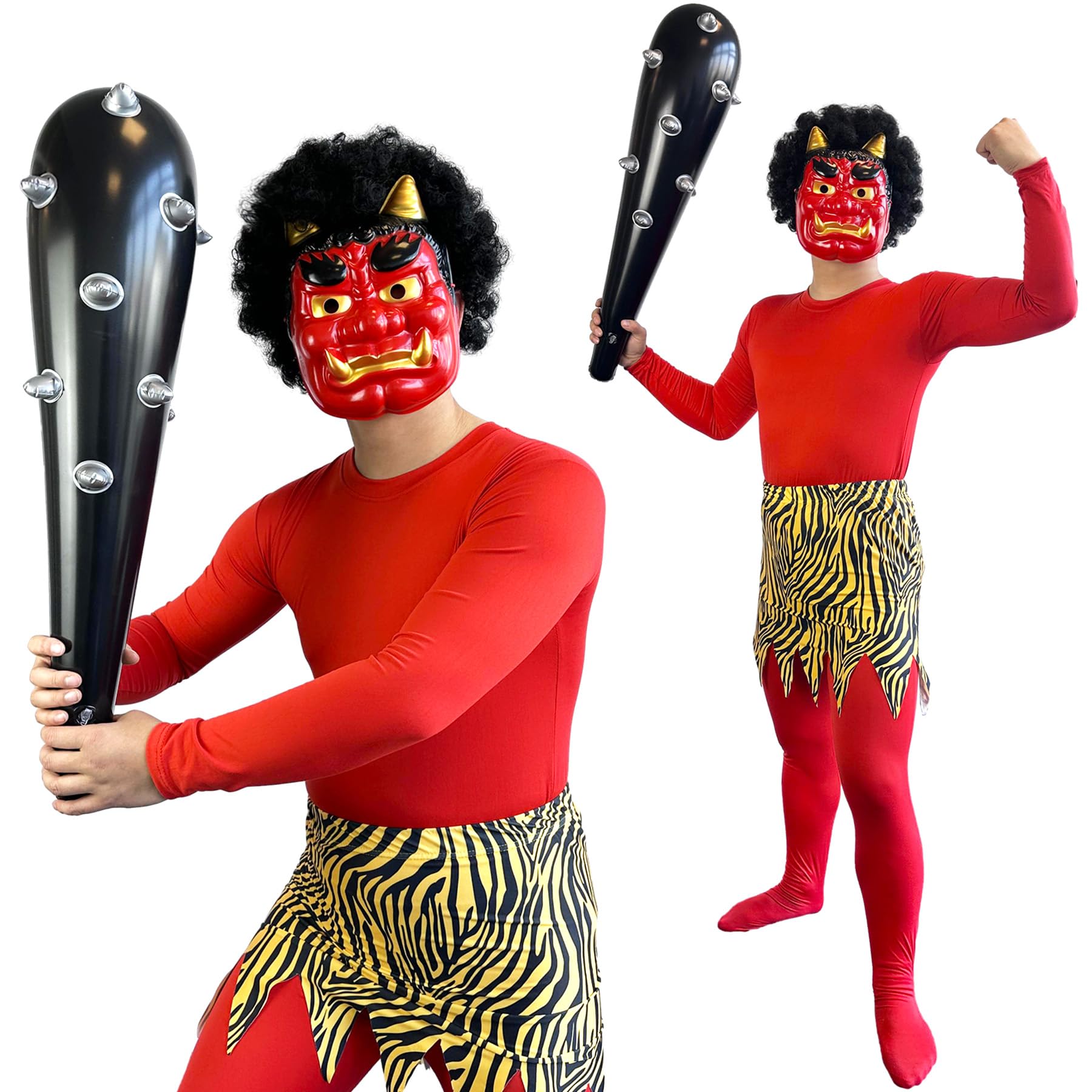 GOKEI Setsubun Oni Realistic Oni for Includes Oni Tiger Waist Red Blue Bean Fairy Tale Oni Setsubun Oni Setsubun Oni Red Oni Set A Mask Costume,
GOKEI Setsubun Oni Realistic Oni for Includes Oni Tiger Waist Red Blue Bean Fairy Tale Oni Setsubun Oni Setsubun Oni Red Oni Set A Mask Costume,