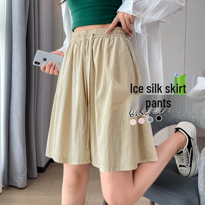 Yamamoto Women s Ice Silk Wide-Leg Summer Shorts - Petite, Casual, High-Sense, Lightweight Small
Yamamoto Women s Ice Silk Wide-Leg Summer Shorts - Petite, Casual, High-Sense, Lightweight Small