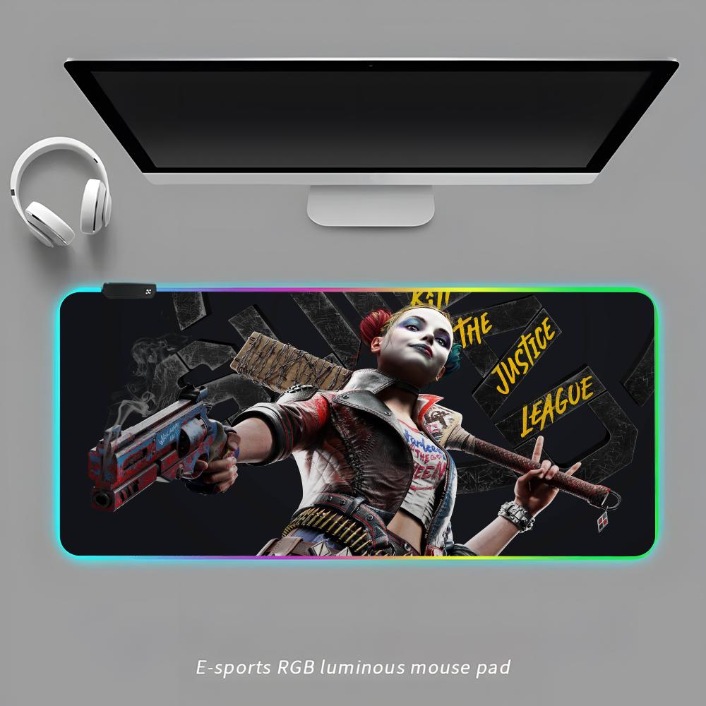 S-SuicidE-ES S-SquadS K-Kill The J-Justice LeaguES Mouse Pad RGB Gaming Mouse Pad Desk Mat HD Gamer Large LED Light XXL MousePad RGB600x300x3mm
S-SuicidE-ES S-SquadS K-Kill The J-Justice LeaguES Mouse Pad RGB Gaming Mouse Pad Desk Mat HD Gamer Large LED Light XXL MousePad RGB600x300x3mm