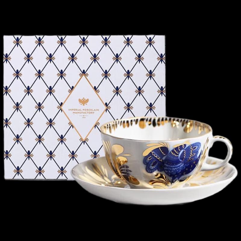 Lomonosov Golden Garden Coffee/Tea Cup and Saucer Set
Lomonosov Golden Garden Coffee/Tea Cup and Saucer Set