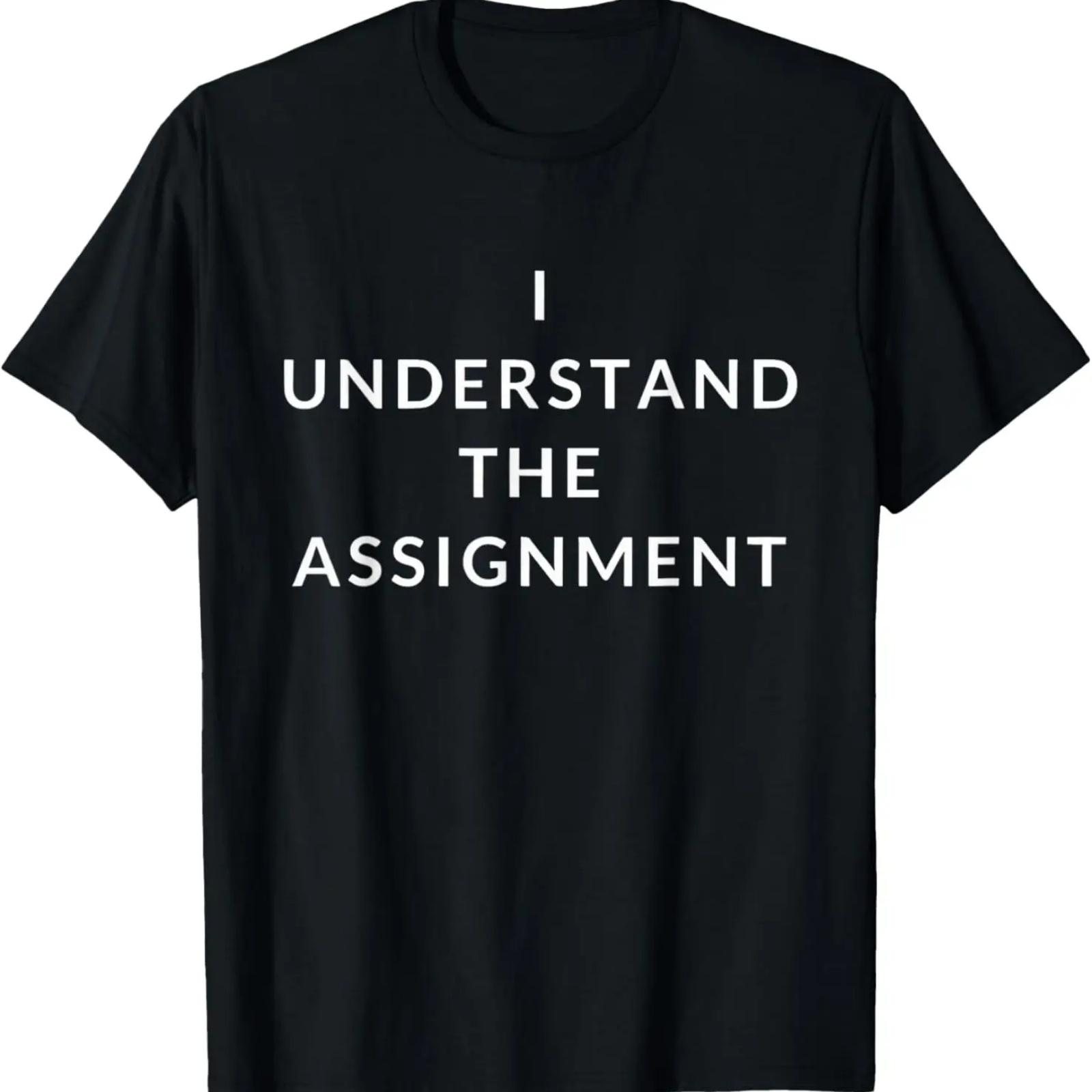 I Understand The Assignment Funny Motivational Quote T-Shirt XXXXXL чёрный
I Understand The Assignment Funny Motivational Quote T-Shirt XXXXXL чёрный