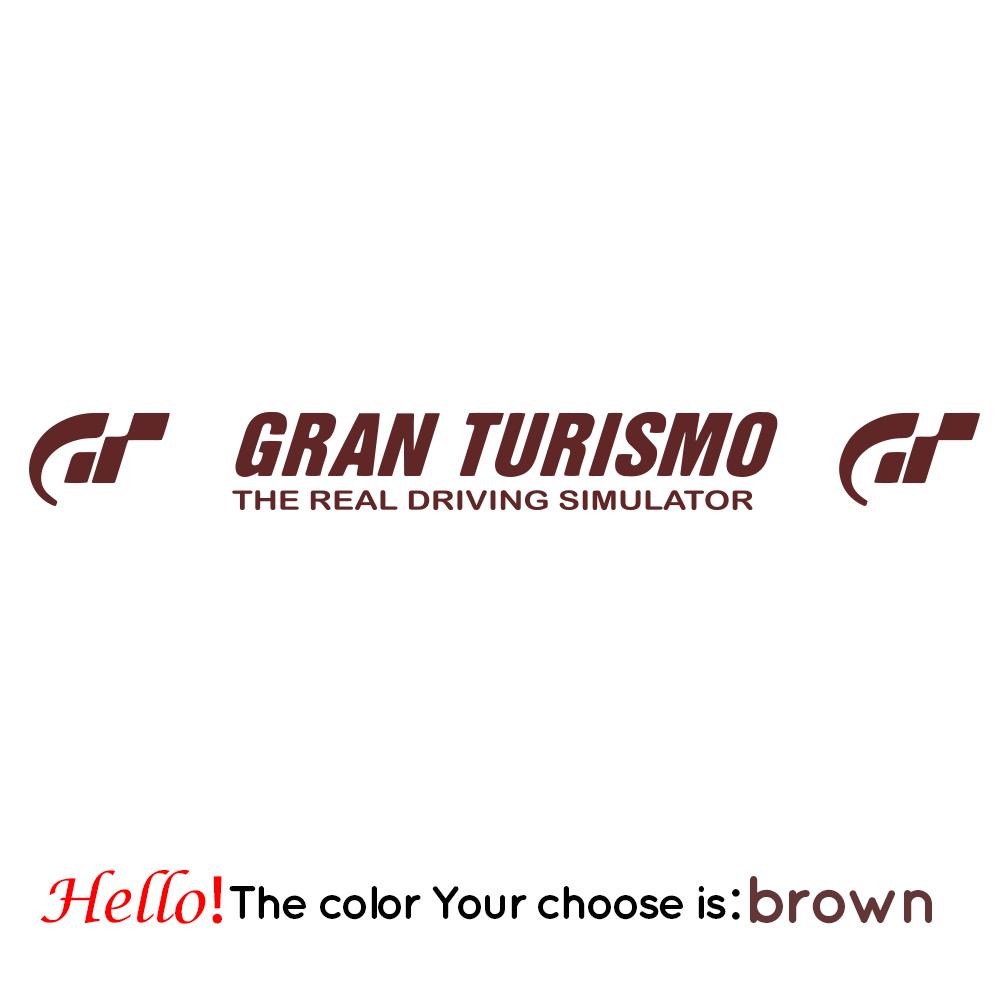 Fashion Windshield Gran Turismo Car Stickers Voiture Fashion Vinyl Decal Car Decorative Accessories Black/White Vinyl Sticker L 100X10cm коричневий
Fashion Windshield Gran Turismo Car Stickers Voiture Fashion Vinyl Decal Car Decorative Accessories Black/White Vinyl Sticker L 100X10cm коричневий