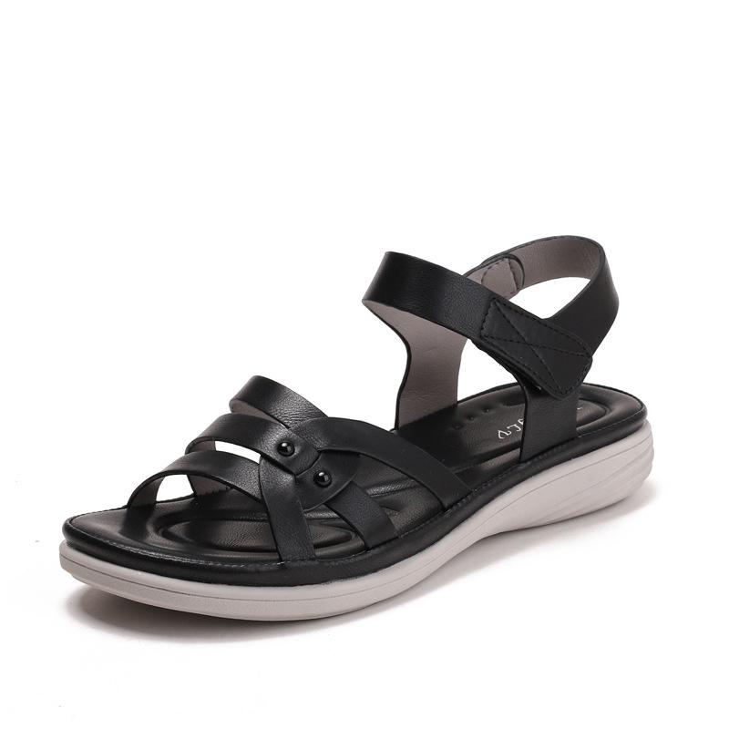 Босоножки на танкетке с мягкой подошвой женские летние новые женские повседневные универсальные простые пляжные туфли 36 чёрный
Босоножки на танкетке с мягкой подошвой женские летние новые женские повседневные универсальные простые пляжные туфли 36 чёрный