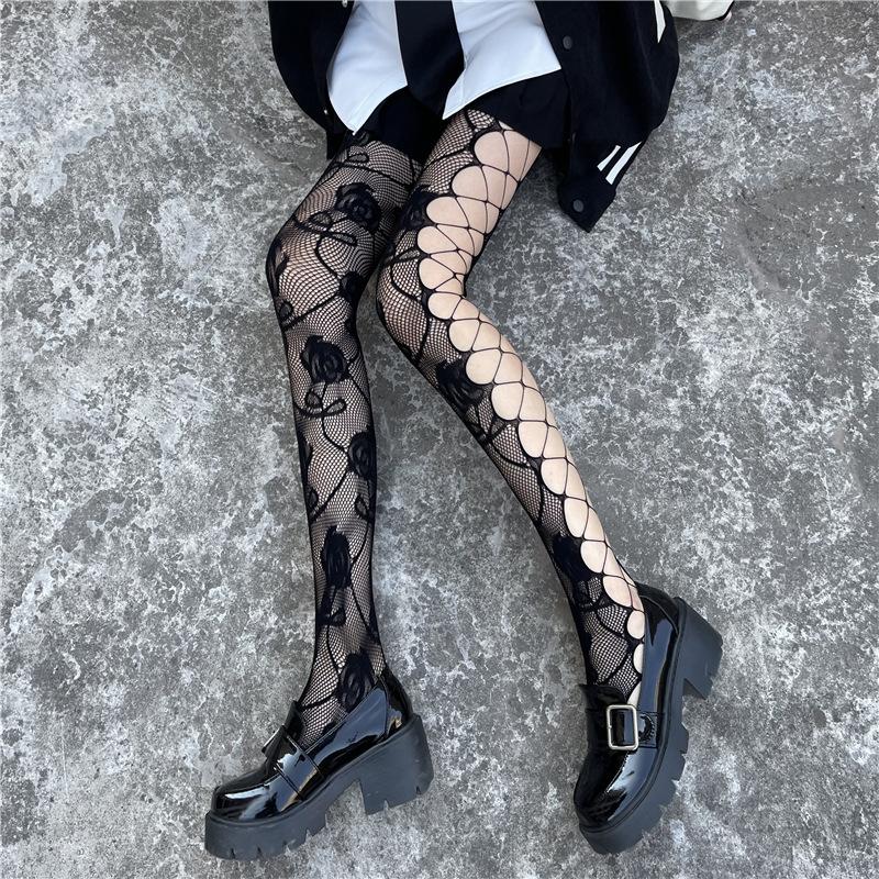 Sexy Hottie Hollowed Out Fishing Net Socks Side Rose Black Jumpsuit Socks Personalized Rose Black Stockings Fashion Pantyhose One Size чёрный
Sexy Hottie Hollowed Out Fishing Net Socks Side Rose Black Jumpsuit Socks Personalized Rose Black Stockings Fashion Pantyhose One Size чёрный