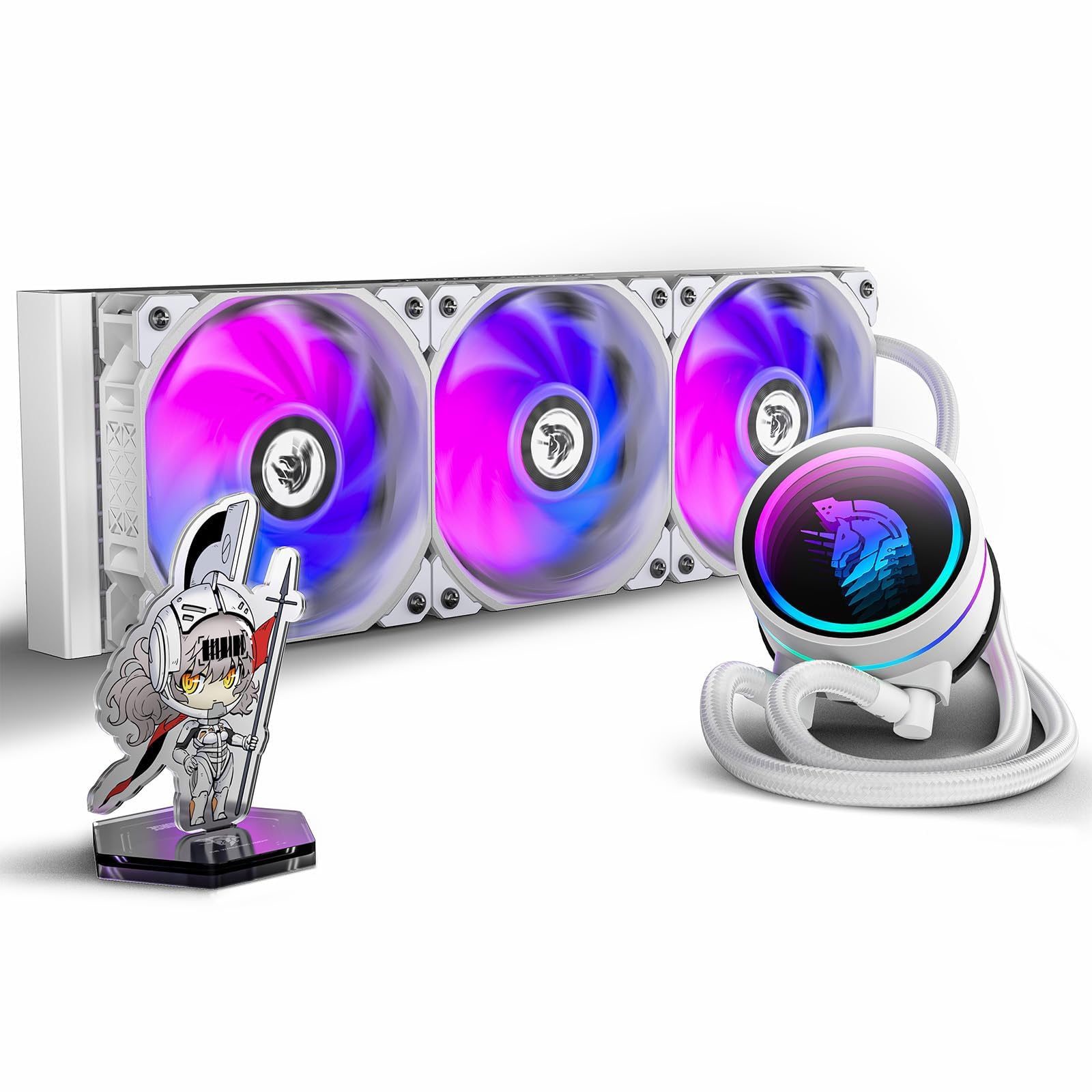 AsiaHorse Shuangxi 360 Simple Water Cooling CPU Cooler Ultimate 330W Cooling Efficiency Durable and Quiet Ceramic Bearing 4500 RPM 3000 RPM Copper
AsiaHorse Shuangxi 360 Simple Water Cooling CPU Cooler Ultimate 330W Cooling Efficiency Durable and Quiet Ceramic Bearing 4500 RPM 3000 RPM Copper